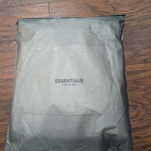 Essentials Light Gray Men's Hoodie